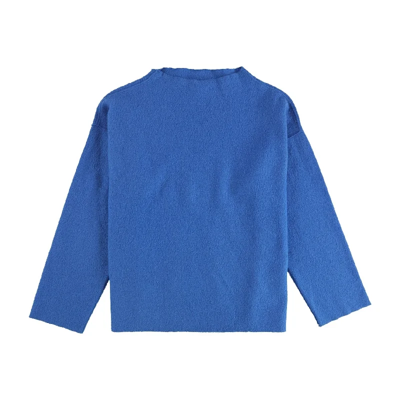 Eileen Fisher Womens Basic Pullover Sweater, Blue, Medium Dynamic Women's Moto